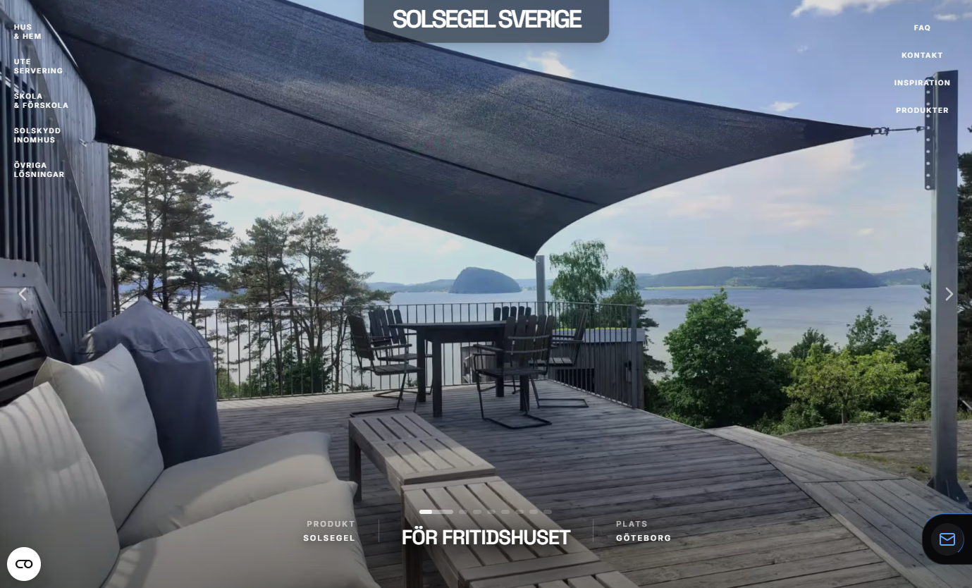 Solsegel Sverige webbplats